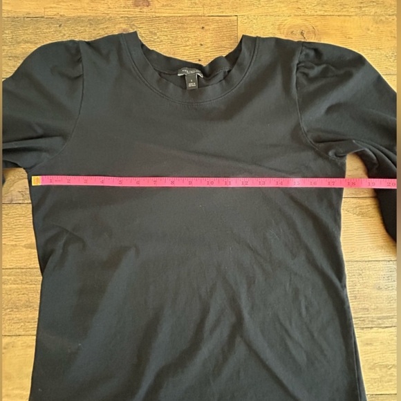 BUNDLE Of H&M Black top sheer sleeves and ANN TAYLOR quarter sleeve top - Picture 11 of 16